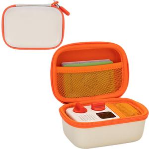 2 x Storage Case for Yoto Mini Player Kids Audio & Music Player, Portable Yoto Card Holder Case (beige)