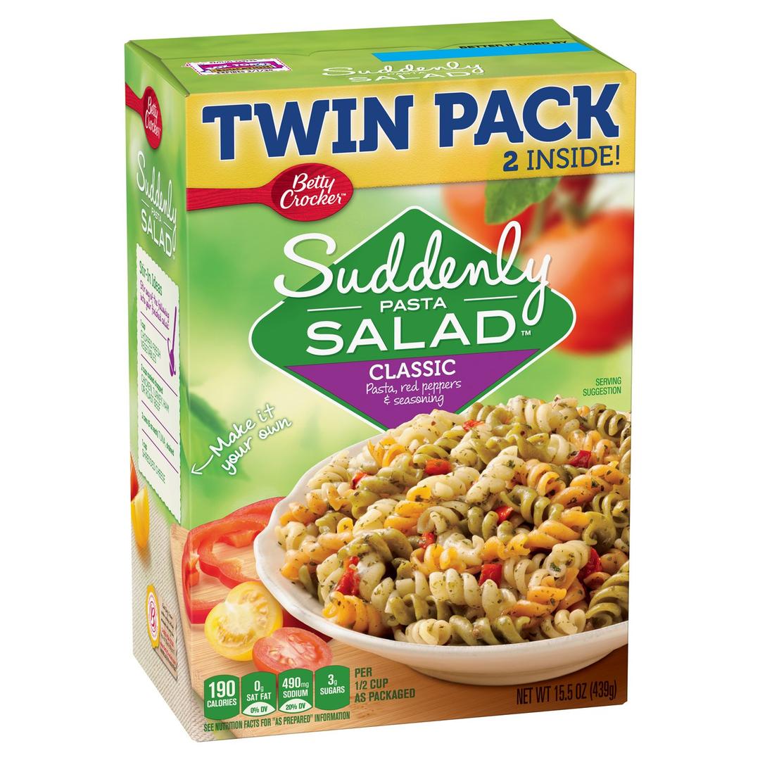Betty Crocker Suddenly Pasta Salad, Classic Pasta Salad, 15.5 oz