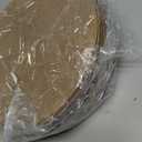 Burlap Round Placemats - 12" Diameter Burlap Circle Rustic Table Decorations, 48 PCs