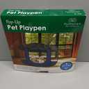 FurHaven Portable Pet Playpen for Dogs & Cats, Large Indoor Kitten Playpen with Mesh Sides, Foldable Dog Playpen for Small Dogs, Pop Up Travel Dog Pen, Large, Pet Crate with Mesh Sides, Sailor Blue