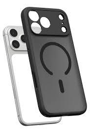  iPhone 17 Pro Max Case Ultra Hybrid MagFit Case Mobile Phone Case Transparent Compatible with MagSafe Frost Black