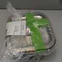 Cat Water Fountain Stainless Steel, 4L/135oz Cat Fountain, Automatic Dog Drinking Dispenser with Water Level Window, 6 Filters, Metal Pet Water Bowl Indoor, Quiet Pump, Easy Cleaning