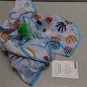 Potaroma Hide and Seek Interactive Cat Toys, Moving Concealed Wand Feather, Automatic Chargeable Indoor Kitten Exercise Kicker, Mouse Squeaky, Floral Cover