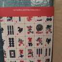 American Mahjong Set, "Atlantica" with Fabric Case, 4 Wooden Pusher Racks, Wind Indicator, Dice & Wright Patterson Count Scoring Coins