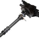 MAS Distributor With Black Cap Replacement For Chevy GMC Cadillac Vortec V8 5.7L 5.0L 1996-2002 Direct Fit Aluminum Body 1104051 1104058 1104079 12570425 93441558 GM01 841829 301829