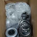 4 Sets 8000 LB Trailer Axle Bearing Kit, 02475/02420 Outer Bearing (1.25'' ID), 25580/25520 Inner Bearing (1.75'' ID), Double Lip Grease Seals 10-36 10-10 for 8000# Axles with #D42 Spindle