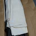 6 Panel Room Divider with Lockable Wheels, 147" W x 72" H, Beige