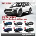 Richeer 330LBS Roof Rack Cross Bars for 2022-2025 Outback Wilderness