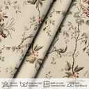 Spring Boho Farmhouse Vintage Floral Botanical Polyester Rectangle Tablecloth Table Cloth Waterproof Wipeable Wrinkle Free Oblong Tablecloth for Kitchen Dining Patio, 60 x 84 Inch, Beige