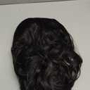 26 Inch Long Black Wig for Women | Middle Part Culy Wavy Wig | Heat Resistant & Natural Looking | Lightweight Synthetic Hair for Daily Use, Halloween, Cosplay