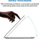 amFilm Designed for MacBook Pro 13 Inch(2016-2022, M1/M2) /MacBook Air 13 Inch(2018-2021, M1) Tempered Glass Screen Protector [Zero Bubbles][9H Hardness][ Anti-Scratch][ Anti-fingerprint]