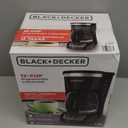 BLACK+DECKER 12-Cup Digital Coffee Maker, Programmable, Washable Basket Filter, Sneak-A-Cup, Auto Brew, Water Window, Keep Hot Plate, Black