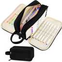 Cute Big Pencil Case Pouch Bag with Handle for Teen Girls Boy Gift, 9.1 x 3.5 x 4.9 inches