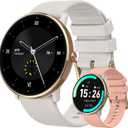 Smart Watch for Women Fitness tracker: Make/Answer Call Smart Watches for Women Waterproof Digital Mens watches Running Smartwatch Android Phone iPhone Samsung Compatible Heart Rate Monitor Step