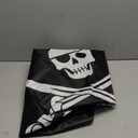 MIYASANG Pirate Flag Spare Tire Cover Skull Bayonet Black Dangerous Halloween Weatherproof Universal Wheel Protectors Camper Tire Covers for Trailer Rv Travel(17 inch) (17" fits tire cover diameter 31"-35")