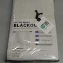 MIULEE 100% Blackout Curtains 90 inches Long Linen Curtains & Drapes for Bedroom Back Tab Living Room Darkening Full Black Out Window Curtain Panels Rod Pocket, Beige, 2 Panels Set, Size: 52"W x 90"L