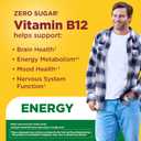 Nature Made Zero Sugar Vitamin B12 1000 mcg per Serving, 110 Gummies
