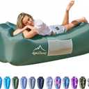 AlphaBeing Inflatable Lounger Beach Chair Accessories, Air Sofa Hammock Inflatable Couch for Camping Backyard Lakeside with Compression Sacks, Ideal Outdoor Gifts for Adults, X-Large