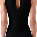 Women's Open Back Workout Tops - Sleeveless Yoga Tank Tops for Women, Moisture-Wicking Athletic Shirts for Running (Black, XXL)