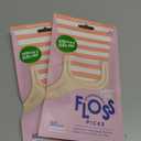 SmartLifeco Eco-Friendly Dental Floss Picks (100ct) - Flossers Made With Straw Wheat Blend, Strong Anti-Shred Thread For Tight Gaps, Tooth Pick Stick For Adults, Soft on Gum & Teeth, Vegan, Unflavored