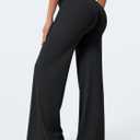 YEOREO Workout Leggings Womens No Front Seam Straight Leggings 29"/ 31.5"/ 33"/ 35" High Waist Buttery Eddiy Gym Yoga Pants (Black, XS)