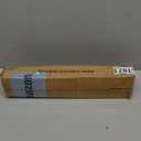 Shower Curtain Rod Adjustable 43-78 inch, 1"Diameter Spring Tension Curtain Rod No Drill, Anti-Rust Non-Slip Shower Rod, Black Shower Curtain Rod for Bathroom Tension