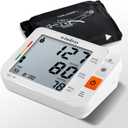Automatic Upper Arm Blood Pressure Monitor with a Large-Screen Display,Digital Upper Arm Bp Machine for Home Use with Adjustable XL Cuff 8.66-16.54, Users 120 Sets Memory