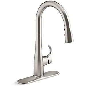 KOHLER Simplice Response Touchless Pull Down Kitchen Faucet in Stainless Steel, K-22036-VS
