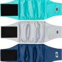 Tuiskusa Male Dog Diapers, High Absorbing Dog Belly Bands for Male Dogs, Washable Reusable Dog Male Wraps(5 Pack)