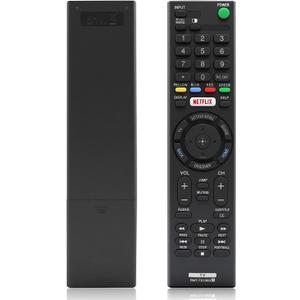 Replacement Remote Control for Sony Bravia RMT-TX100U,All Sony LCD LED HDTV Smart bravia TVs Black