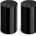 Waterless Essential Oil Diffuser, Portable Aromatherapy Diffuser with 20mL Capacity, Battery Operated Mini Scent Diffuser,3 Mist Levels & Timers, Leak-Free, for Home, Car, Office (Black 2 Pack)