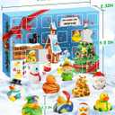 Advent Calendar 2025, Rubber Duck 24 Days of Countdown Christmas, Fun Duckie Bath Toys for Toddlers, Baby Shower Party Favors, Gifts Girls Advent Calendars 2025 Kids 1, 2, 3, 4, 5 Year Old, Xmas Ducks
