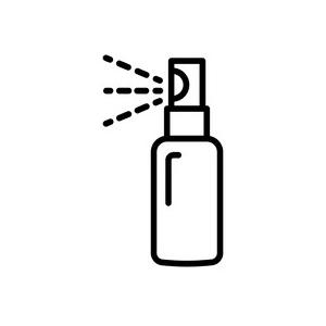 Spray Bottle Color White