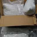 Feather Throw Pillow Inserts Set of 4, Soft Fluffy Square 16 x 16 Inches Decorative Pillow Insert, Feather and Down Euro Pillows for Bed, Couch and Cushion