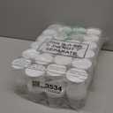 Patelai 48 Pack 6 oz Clear Plastic Jars with White Lids Empty Containers Round Clear Plastic Jars Wide-mouth Refillable Storage Organizers for Cosmetics Lotions Butters Slime Making and Food Storage