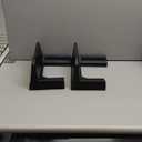 Colingmill 2 Pcs Car Tire Display Stand Wheel Display Rack Adjustable Width Rim Storage Wheel Rim Holder Tyre Stand Base Tire Tray Base for Exhibition Shop Garage Trade Show, Black