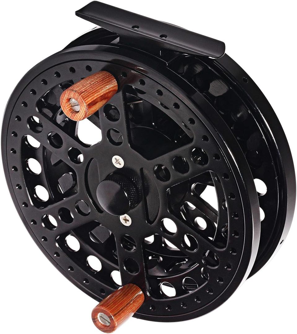 Centerpin Float Fishing Reel, 4.5 Inches, 114mm, CNC Machined Aluminum, for Steelhead and Large Trout Trotting Fishing