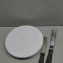 Kootek Cake Decorating Kit Baking Supplies Set Cake Turntable with 2 Frosting Straight Angled Spatula 3 Icing Smoother Scrapers Baking Accessories Tools for Beginners and Pros, White