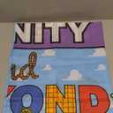 2 to infinity and inspired Beyond Birthday Backdrop Two inspired Infinity Banner 2 Infinity & Beyond Bday Decorations Photo Prop for Boys Girls Cartoon Story 2nd Bday Party Supplies,5 * 3ft