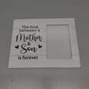 Mom Picture Frame Gifts for Mother from Son, The Love Between a Mother & Son is Forever Wooden Picture Frames, 4x6 inch Photo