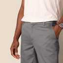 Amazon Essentials Men's Slim-Fit Wrinkle-Resistant Flat-Front Stretch Chino Pant (Gray)