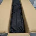 VEVOR Camping Kitchen Table, Outdoor Camp Cooking Table, Aluminum Portable Cook Station with Storage Cupboard, Carrying Bag, Detachable Windscreen, Quick Set-up for BBQ Party Picnic RV Travel, Black