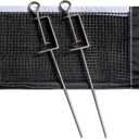 Champion Sports Table Tennis Net & Post Set, 1/2"