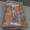 Modern Abstract 4x4 Round Area Rug Non Slip Non Shedding Rug Low Pile Stain Resistant for Bedroom Living Room Office Dining Room,Multi Color