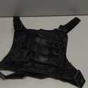 Muserise Outdoor Chest Bag For Men and Women, Tactical Vest For Running, Cycling, EDC Chest Pack Rig For Sports and Workouts (Black)