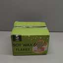 CHILLFLAME Soy Wax Flakes, Natural Candle Wax, Organic Soy Wax for Candle Making from Farm, No Harmless, Additives, and Pure (5 lb)