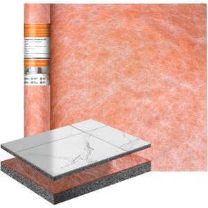 Waterproofing Membrane 3.3 ft x 32.8 ft / 108 Sq Ft Waterproof Membrane for Shower 23.6mil Thickness Shower Waterproof Membrane for Sauna, Bathroom, Walls, Tile, Kitchen, Roof and Wet Areas
