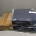 AAAAAcessories Outdoor Seat Cushions for Chairs, Waterproof, Fade-Resistant Patio Furniture Replacement Cushions, 17" x 16" x 2", Set of 4, Navy Blue