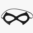 Black Cat Eye Mask, Cat Women Mask, Masquerade Mask, Adjustable Superhero Eye Mask for Halloween Cosplay Costume