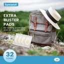 Sumiwish Hydrocolloid Blister Bandages for Feet - Extra Cushioning for Foot, Toe, & Heel Protection - Ideal for Blister Prevention & Recovery - Water Resistant Bandages (32 Count, Heel Pack)